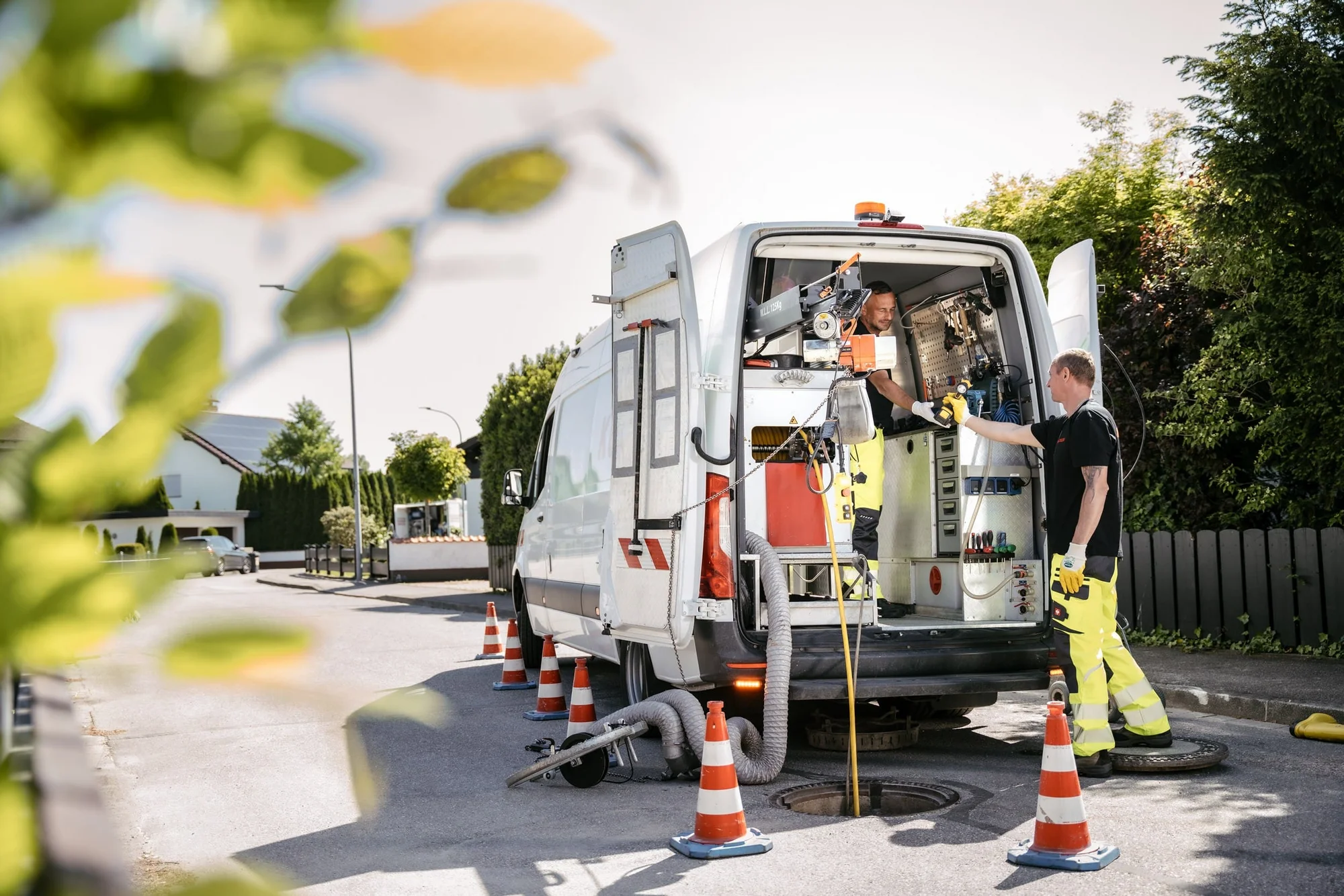 Ablauf von Kanalreinigung und Rohrreinigung in Röhrnbach